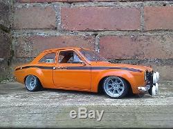118 FORD ESCORT MK1 MEXICO AVO RHD WIDE ARCH RALLYMODIFIED UMBAU TUNING BOXED