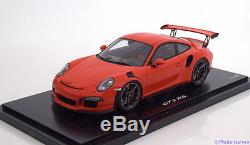 118 Spark Porsche 911 (991) GT3 RS 2015 orange Limited 300 pcs
