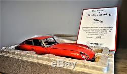 1/18 Autoart Jaguar E -type Series 1 Coupe In Red-stunning-new-rare-small Fault