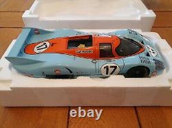 1/18 AUTOart GULF Porsche 917 LT LH (Long Tail) Le Mans 1971 Boxe, NEW, RARE