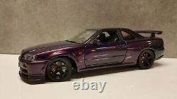 1/18 Autoart Custom Nissan Skyline R34 GTR V-Spec Midnight Purple