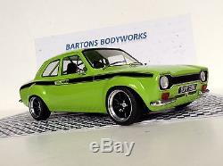 1 18 Mk1 Escort AVO MEXICO Le' Mans Green! Triple 9 Modified Rally RS2000 Tuning