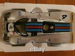 1/18 Schuco Mercedes MARTINI Porsche Transporter + 4 AUTOart 917 ELFORD SIGNED