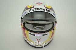 1/2 Scale Lewis Hamilton Mercedes Petronas F1 2015 Bell Helmet World Champion