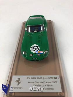 1/43° AMR par ALBERCA FERRARI 250 GTO 4ème TOUR DE FRANCE 1962 N°153 Ch 3767 GT