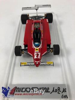 1/43° Bosica F1 Ferrari 126c2 Gilles Villeneuve Grand Prix USA 1982 Microsprint