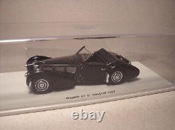 1/43 Bugatti 57s Gangloff 1937 Spark Factory Built No Luxcar Matrix Chromes