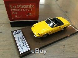 1/43 Le Phoenix Ferrari 330 GTS 1968 Yellow LePhoenix no bbr amr bosica