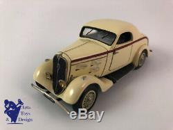 1/43 Roland Devos Peugeot Coupe 301d 1936 Creme Filet Rouge