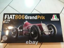 #4702 Italeri 1/12 Maquette/kit A Monter Fiat 806 Grand Prix Neuf Jamais Ouvert