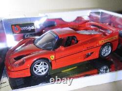 589R Rare Burago 3382 Ferrari F50 Neuf + Boite 118 Marché du Jouet Bochum 1996