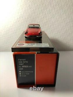 AMR Ferrari 330GTC 1967 rouge No407/500 1/43