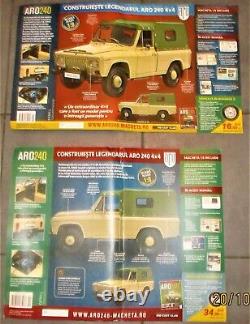 ARO 240 4X4 1/8 ROMANIA N°01 TO 115 issues 116 TO 130 MISSING ALL NEW UNBUILDED