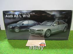 AUDI A8 L W12 gris cuvee silver au 1/18 KYOSHO 09231CS voiture miniature
