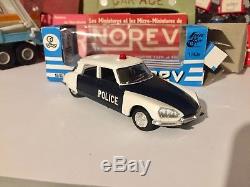 Ancienne Norev Plastique Citroen Ds Police N°158 Ech 1/43 Eme