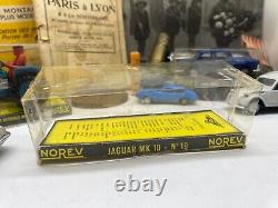 Ancienne Norev Plastique Jaguar Mk10 N°19 Ech 1/43