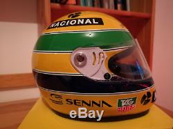 Ayrton senna 1993 paris bercy kart master F1 1/2 helmet shoei x4 rare