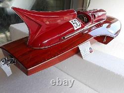 BATEAU FERRARI COMPETITION ARNO XI SOCBOAT 001 BOIS 80 cm miniature d collection