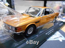 BMW 3.0 CSI Coupe gold golden met E9 1972 Minichamps RAR 118