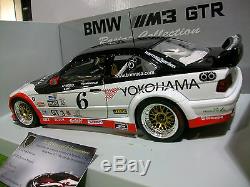 BMW E36 M3 GTR DAYTONA 1998 # 6 YOKOHAMA 1/18 UT MODELS 39816 voiture miniature
