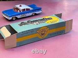 BUBY Chevrolet Bel Air Police Very Near Mint origin. Box Extremely rare No Dinky