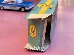 BUBY Chevrolet Bel Air Police Very Near Mint origin. Box Extremely rare No Dinky