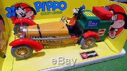 BUGATTI PIPPO GOOFY DINGO Walt Disney 1/18 BURAGO 8005 voiture miniature TR RARE