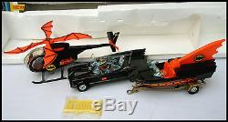 Corgi Toys Gift Set 40 Batman Batmobile Batboat Batcopter En Boite Mib 1976