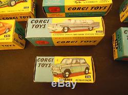 Corgi Toys Lot De 13 Boites Vide D'époque