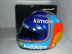 Casque Helmet Alonso Fernando 2018 McLaren 1/2 Bell