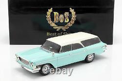 Chrysler Newport Town & Country Wagon 1962 Light Blue Bos277 1/18 1000 Pcs Resin