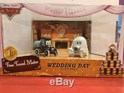 Coffret Cars Disney Time Travel Mater Wedding Day Stanley & Lizzie Tres Rare