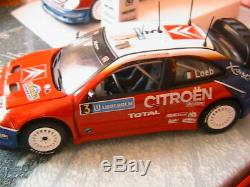 Coffret Citroen Xsara Wrc Triple Champion Monde Rallye 2003-4-5 Loeb Norev 1/43