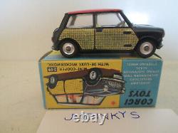 Corgi Toys 249 Morris Mini Cooper Deluxe Mib 9 En Boite Very Nice L@@k