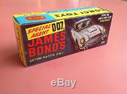 Corgi Toys Ref 261 Aston Martin James Bond mint in box stock de magasin