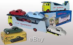 DAN TOYS OFFRE SPÉCIALE Car Carrier Jaune / Gris + 5 Jaguar XK120 Ref DAN-CARJAG