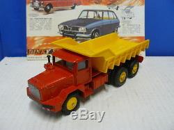 DINKY TOYS ANCIEN CAMION BERLIET GBO BENNE CARRIERE référence 572 RARE
