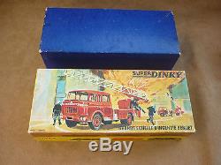 Dinky Toys Berliet Grande Échelle Incendie En Boite Originale N° 568