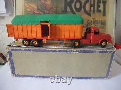 - DINKY TOYS FRANCE- TRACTEUR WILLEME ET SEMI REMORQUE BACHEE n°36B