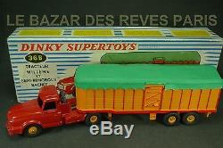 DINKY TOYS France. TRACTEUR WILLEME SEMI-REMORQUE. + boite. REF 36 B