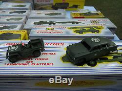Dinky Toys Militaires Exceptionnel Lot De 40 Modeles Neufs En Boites D'origine