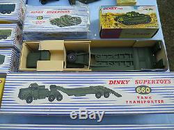 Dinky Toys Militaires Exceptionnel Lot De 40 Modeles Neufs En Boites D'origine