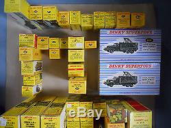 Dinky Toys Militaire Exceptionnel Lot De 56 Modeles Neufs En Boites D'origine