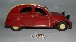 Daiya Japon Tôle 1/15 Citroën 2cv Berline (Production 1960) Dans son jus
