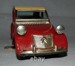Daiya Japon Tôle 1/15 Citroën 2cv Berline (Production 1960) Dans son jus