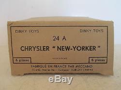 Dinky 24a Chrysler New Yorker 1955 Rare Boite Revendeur Trade Box L@@k