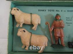 Dinky 6 006 Shepherd Set Figures X6 Mib Uncommon 9 En Boite Rare Very Nice L@@k