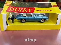 Dinky Toys 120 Jaguar Type E EXPORT ISSUE Scarce Color très rare couleur