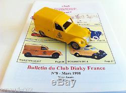 Dinky Toys 562 H Citroën 2 CV Wegenwacht (Originale Meccano France) N Mint