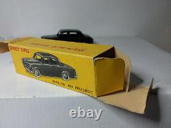 Dinky Toys Ancien #24b Superbe Peugeot 403 Berline Noire Dans Sa Boite D'origine